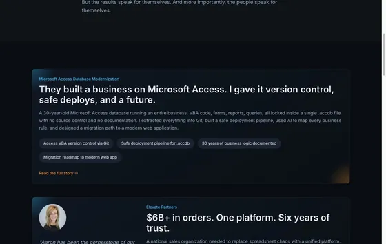Holbrook Solutions: screenshot 1