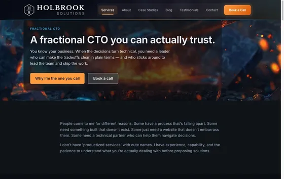 Holbrook Solutions: screenshot 2